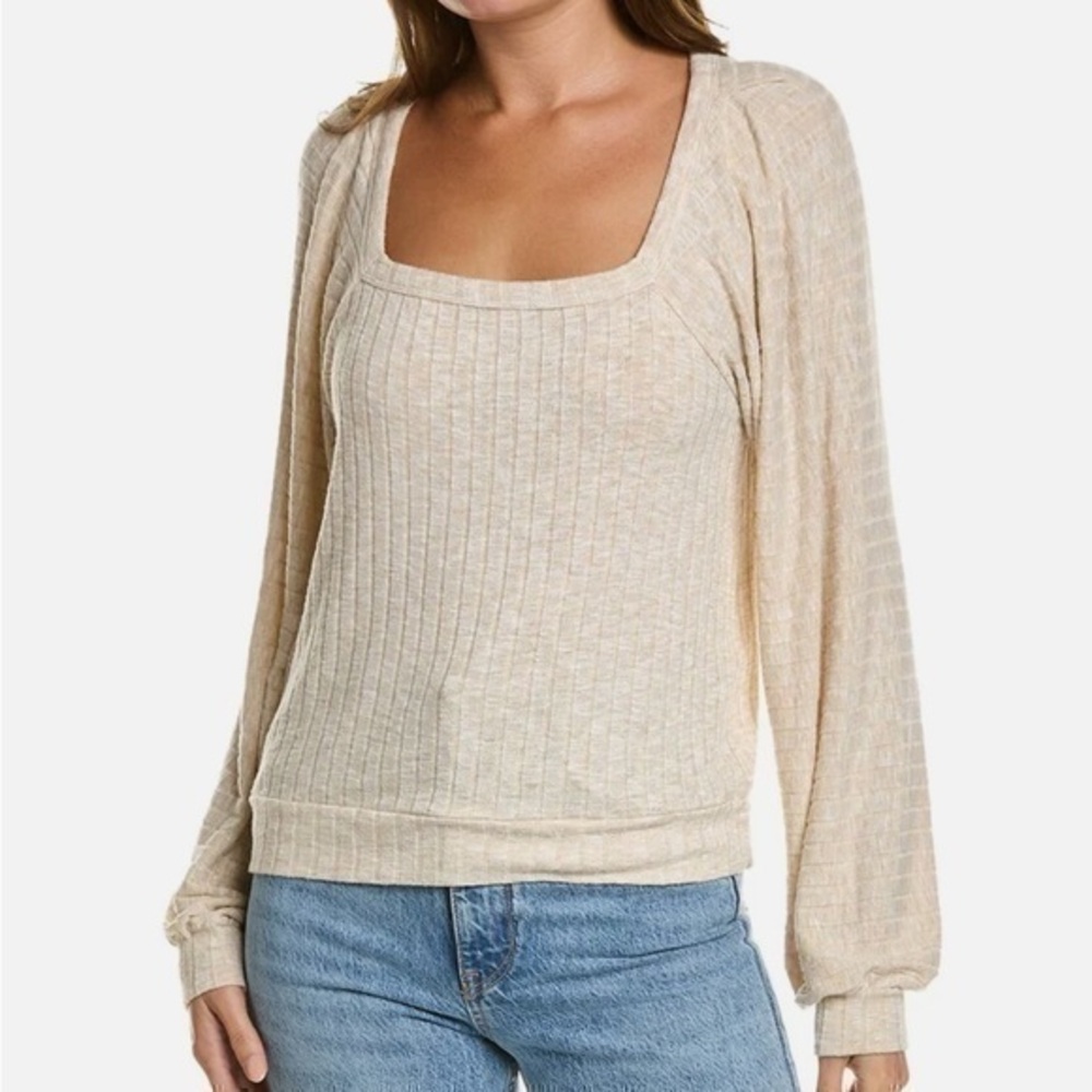 Michael Stars Polly Square Neck Top